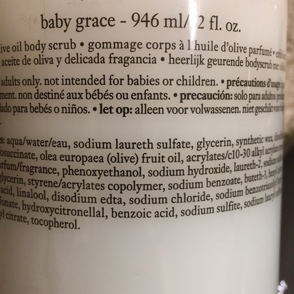 Philosophy Baby Grace 32 oz Olive Oil Body Scrub - Picture 4 of 5